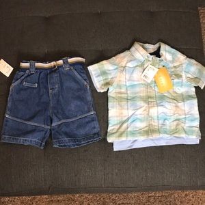 NEW 3 piece shorts set
